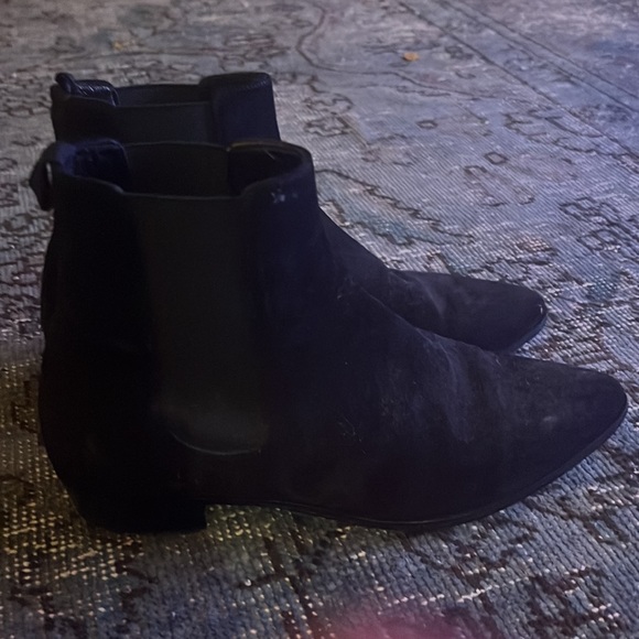 Celine Suede Chelsea Boots Size 8 - Picture 4 of 5